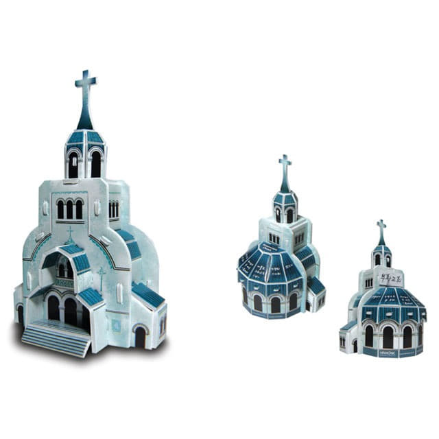 성경마을 3D 입체퍼즐 교회마을 - 부활교회 주일학교만들기