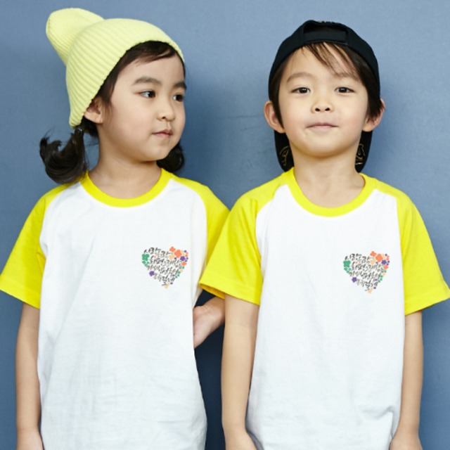 제이디 나그랑 아트티셔츠 심플 반팔 성령의 열매 여름성경학교 티셔츠